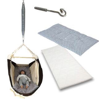 Federwiege Amazonas Kangoo MAXI plus grey