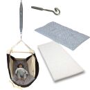 Federwiege Babyh&auml;ngematte Amazonas Kangoo MAXIplus grey